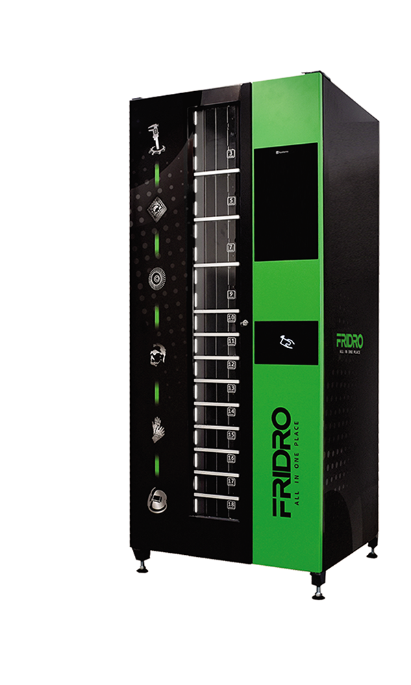 Avtomat za izdajo orodja. Full service by Fridro.